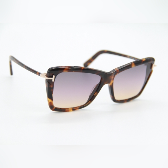 NEW TOM FORD TF849 55B WOMEN SUNGLASSES TOM FORD  LEAH FT849/S 55B - Picture 5 of 11